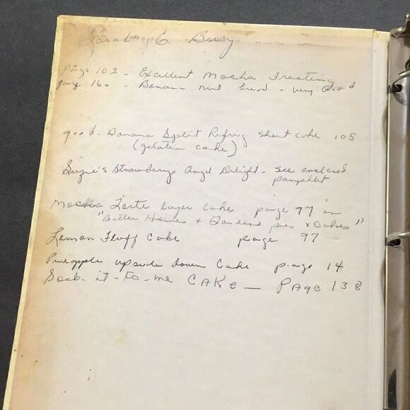 Cookbook Duncan Hines bake shop in a book From estate sale with notations - Picture 2 of 6